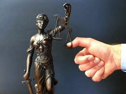 lady justice shattering the ceiling